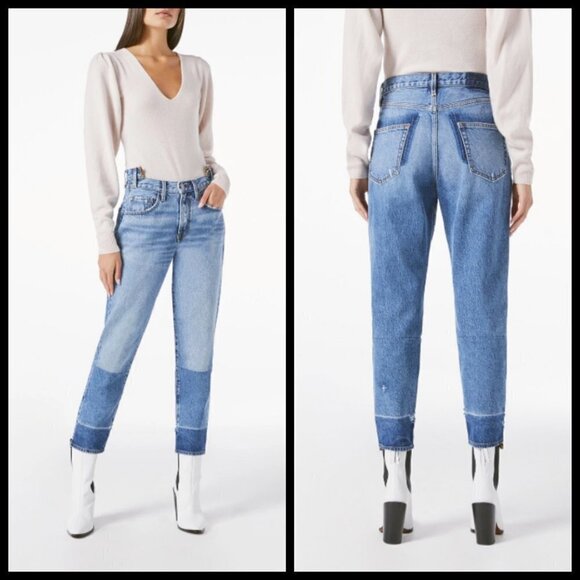 💕FRAME💕 Le Original Cloud Jeans ~ Aviation Ultra High Rise Straight Leg 23 NWT - Picture 5 of 16
